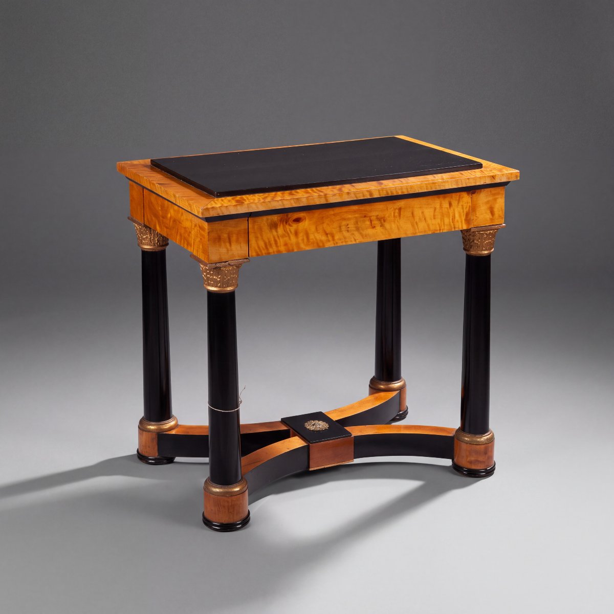  Gustavian Console Table With Corinthian-style Legs, Sweden   