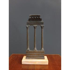 Marquette Of The Temple Of Castor And Pollux , Grand Tour
