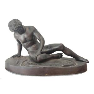 Sculpture française en bronze du XIXe siècle, Gladiateur Mourant