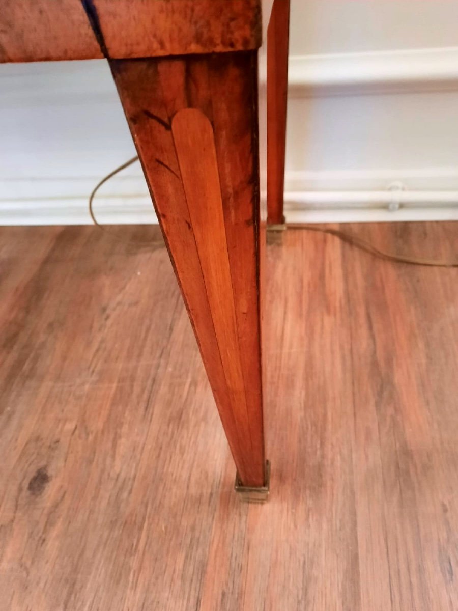 Petite Commode En Placage De Noyer. de style  Directoire.circa 1820. Vallée Du Rhône. XIXème-photo-3