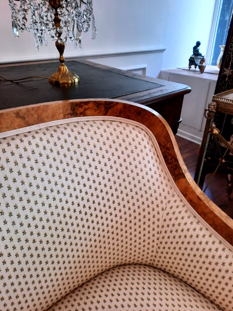 Salon Art Déco Comprenant un Canapé Et deux Fauteuils 1930/1940-photo-4
