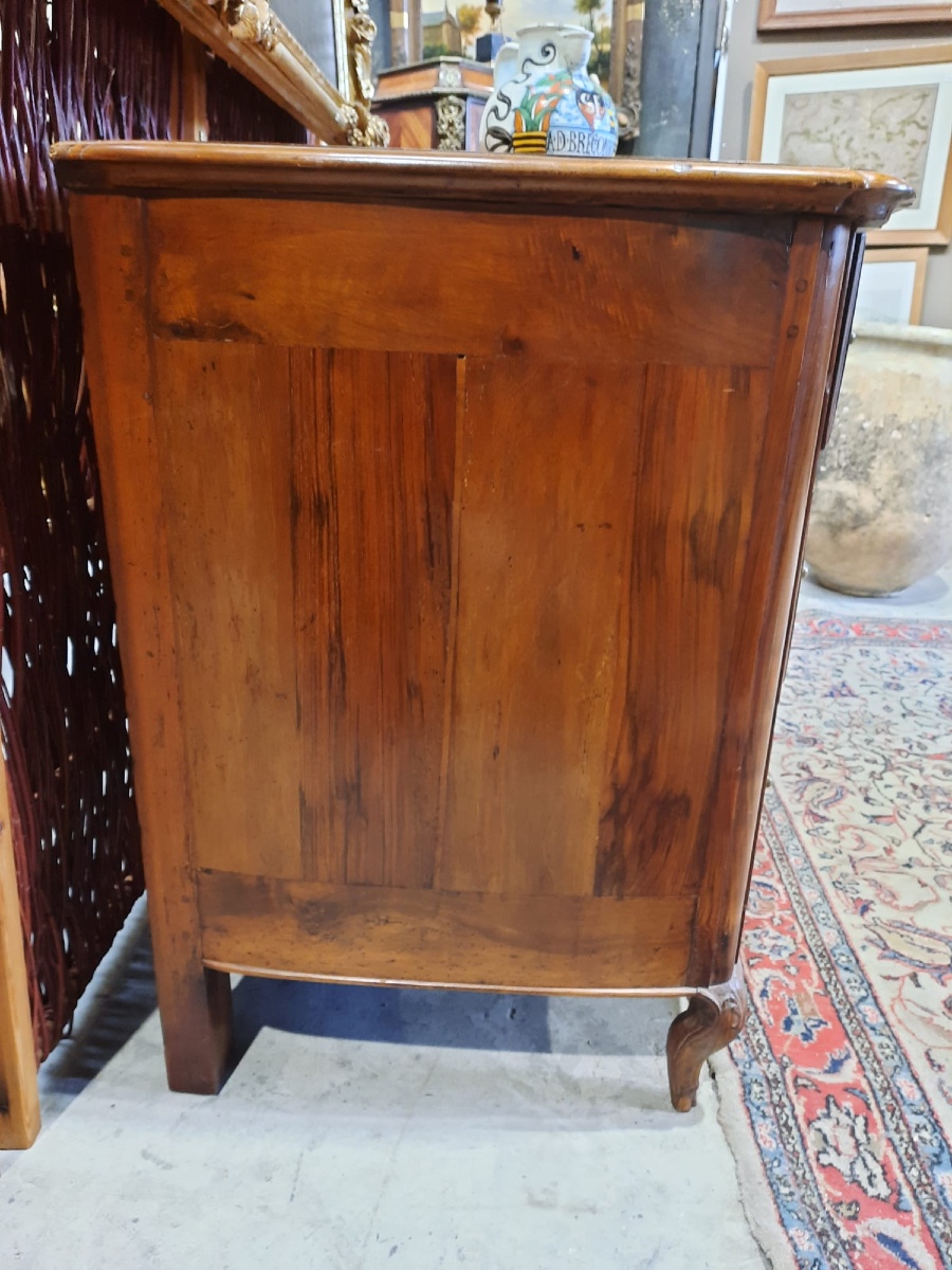 Commode d'époque Louis XIV en Noyer. Région Vallée Du Rhône XVIIIème.-photo-3