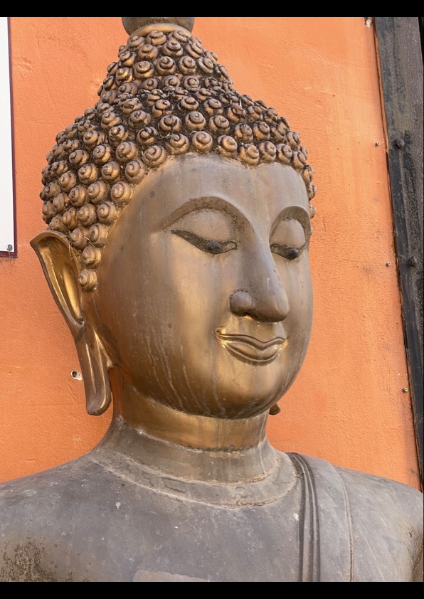 Bronze Buddha Of Exceptional Size, 3 Meters High. Circa 1950/1960-photo-1