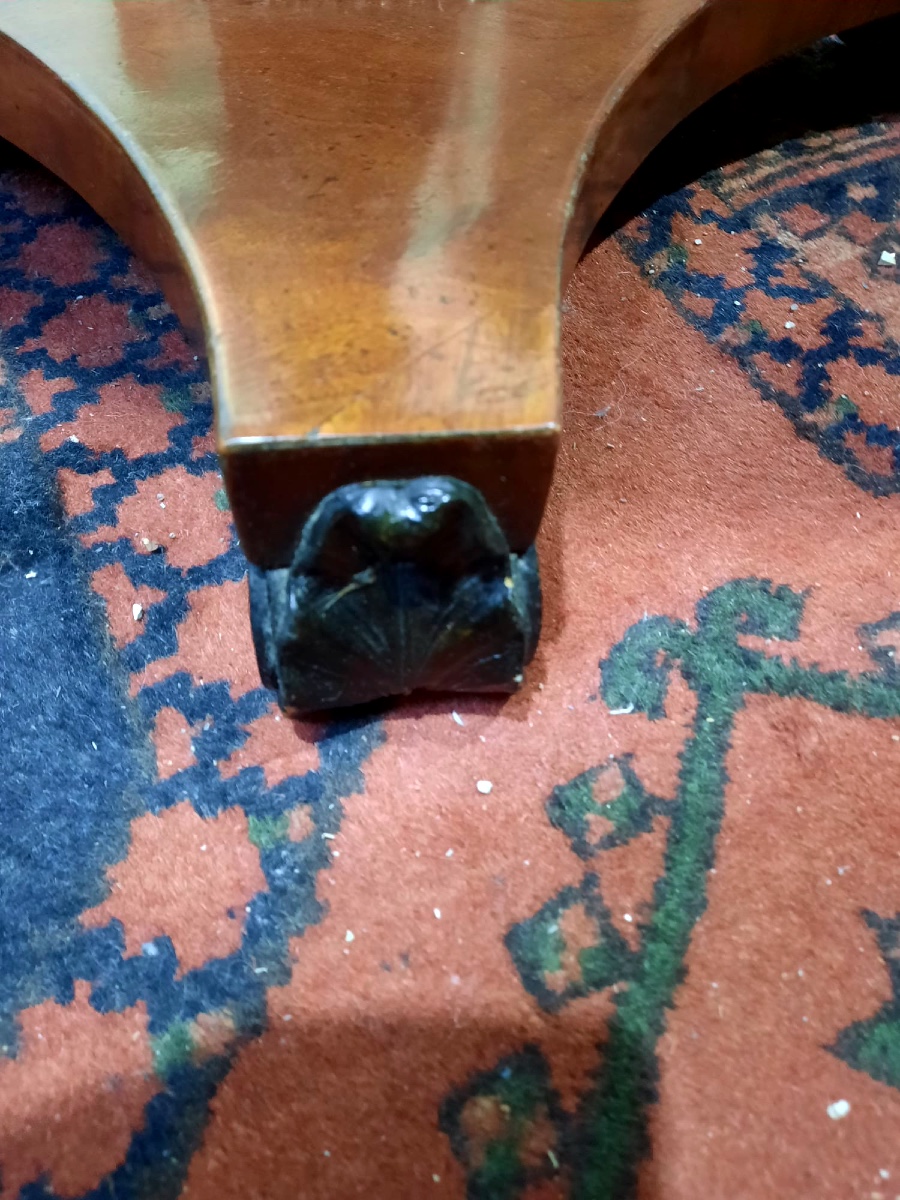 Pair Of English-style Pedestal Tables In Light Mahogany. Late 19th Century, Circa 1880-photo-1