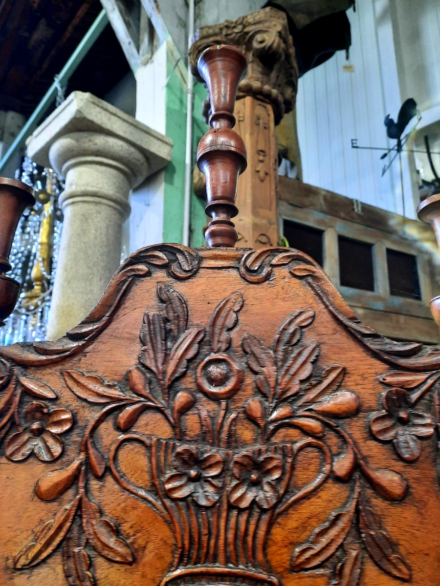 Provencal Walnut Pantier, Louis XV Style, Nîmes Region. 18th Century-photo-3