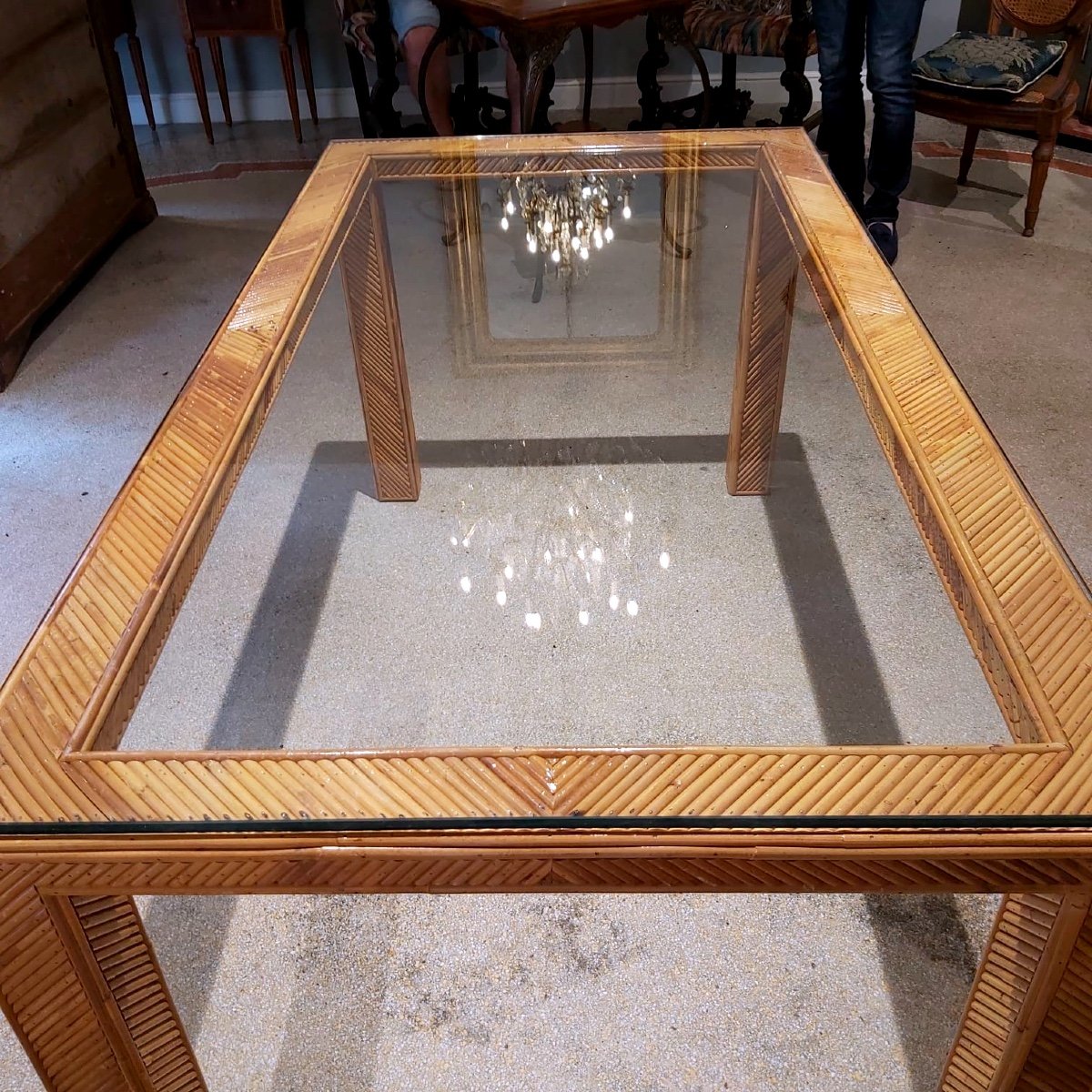 Vintage Dining Table From Maison Viva Del Sol. Twentieth Century-photo-3