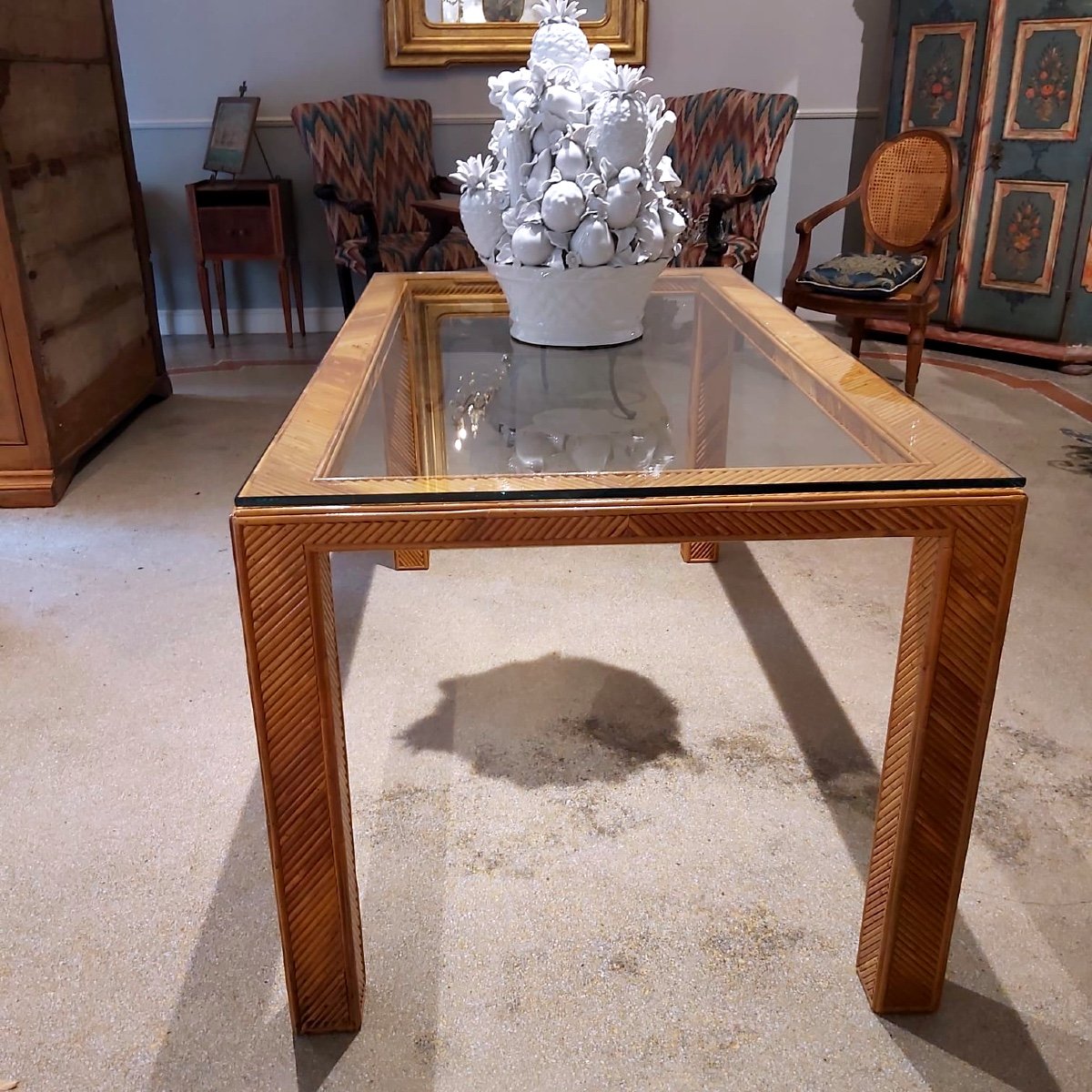 Table De Salle à Manger Vintage De La Maison Viva Del Sol. XXème Siècle