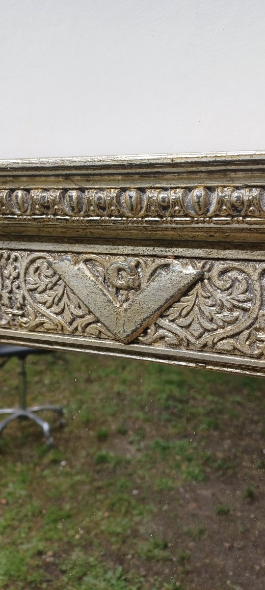 Vintage Freemason Loje Mirror From The Napoleon III Era-photo-2