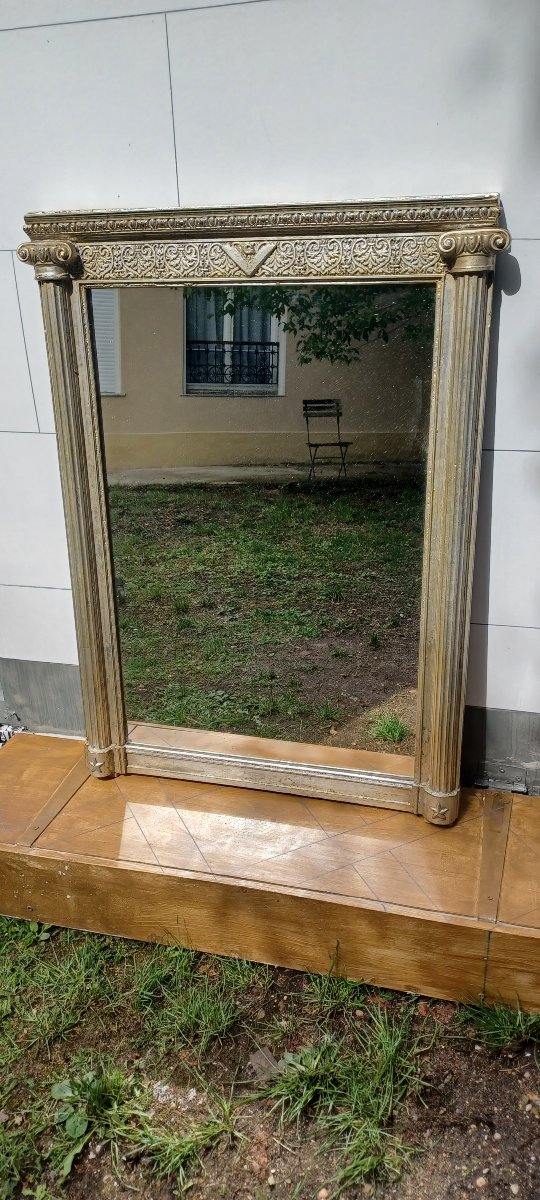Vintage Freemason Loje Mirror From The Napoleon III Era-photo-4