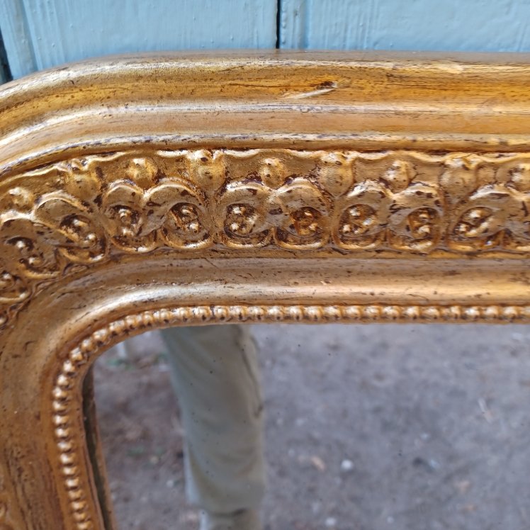 MIROIR ANCIEN DE CHEMINEE DE STYLE LOUIS-PHILIPPE -photo-3