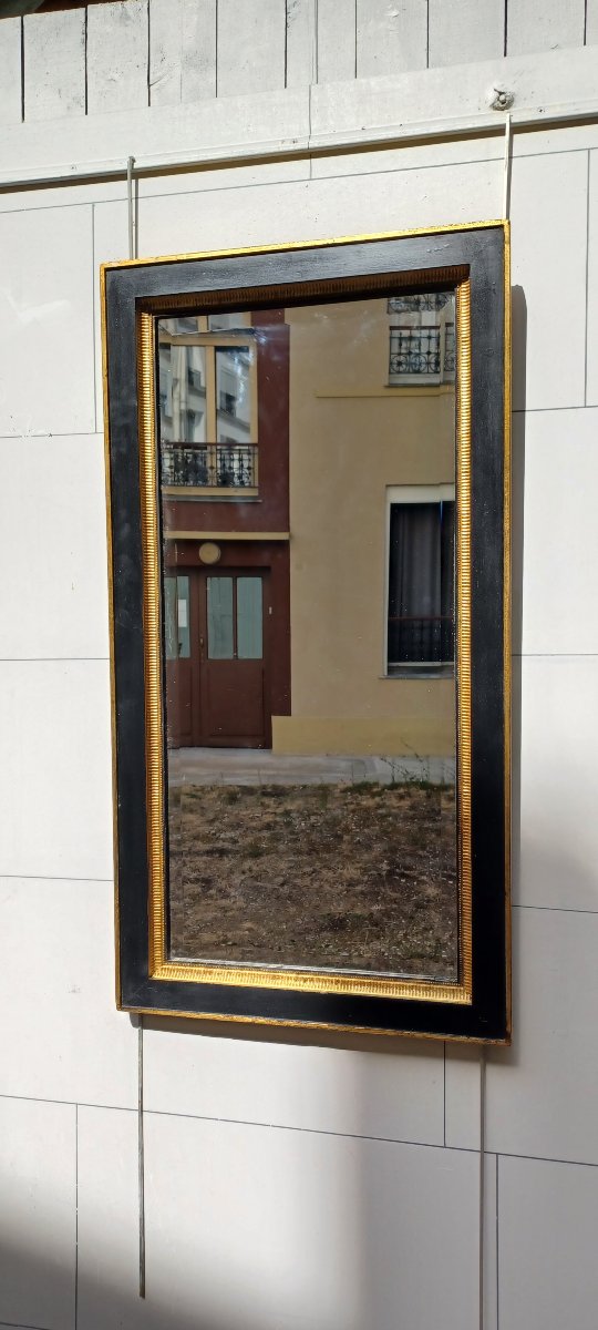 Black And Gold Art Deco-style Mirror 