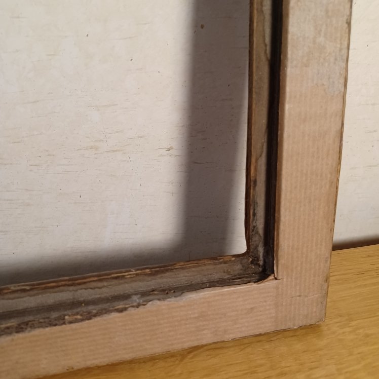 Frame For A Drawing, Engraving, Or Painting, Made Of Carved Oak, Louis XIV Period-photo-4