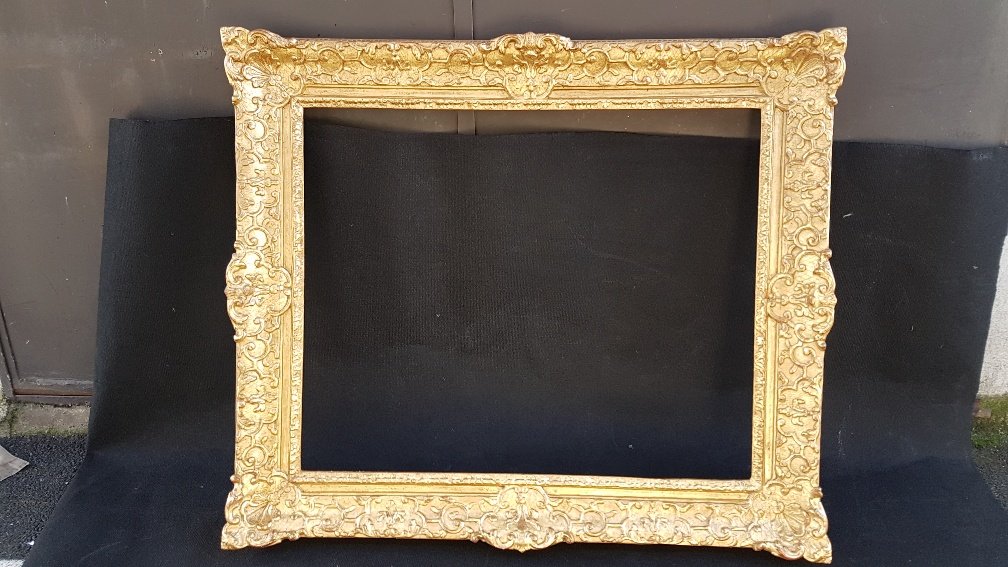 Cadre Doré d'époque Louis XIV 