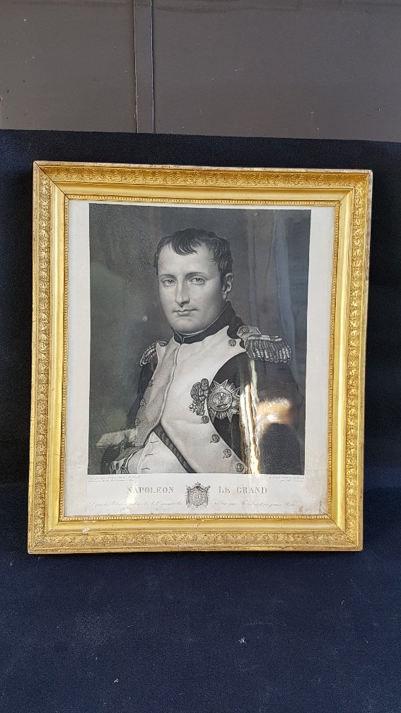 Napoléon 1er Dans Son Cabinet De Travail Aux Tuileries Par David