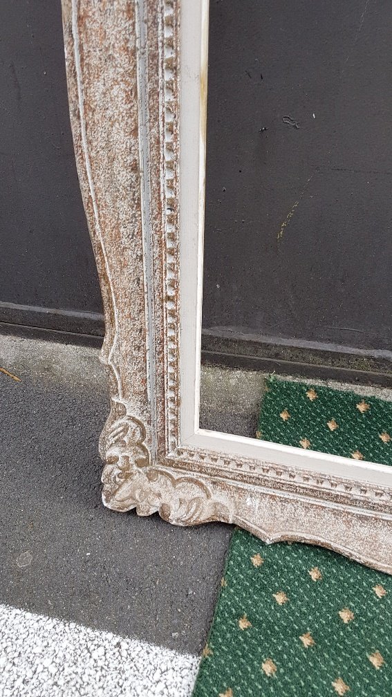 Large Montparnasse Carved Wood Frame-photo-3