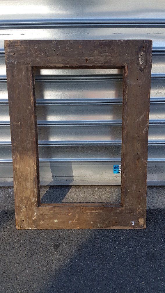 18th Century Italian Frame In Carved And Gilded Wood-photo-3