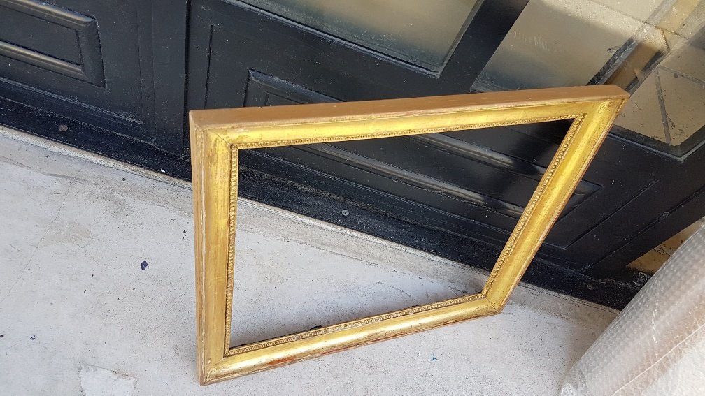 Drawing Frame Or Engraving Early 19th Century-photo-2