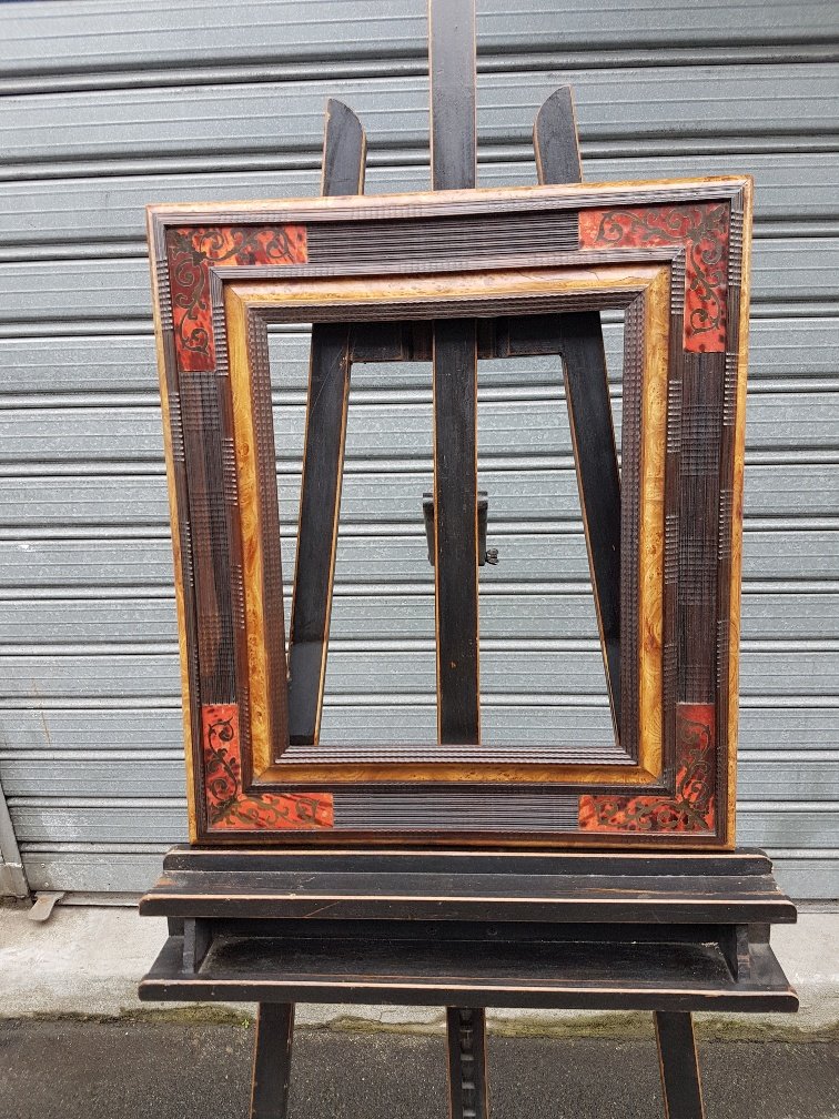 Cadre Avec Marqueterie De Style Hollandais