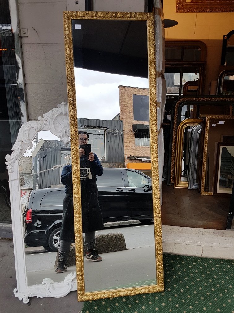 Italian Renaissance Style Foot Mirror