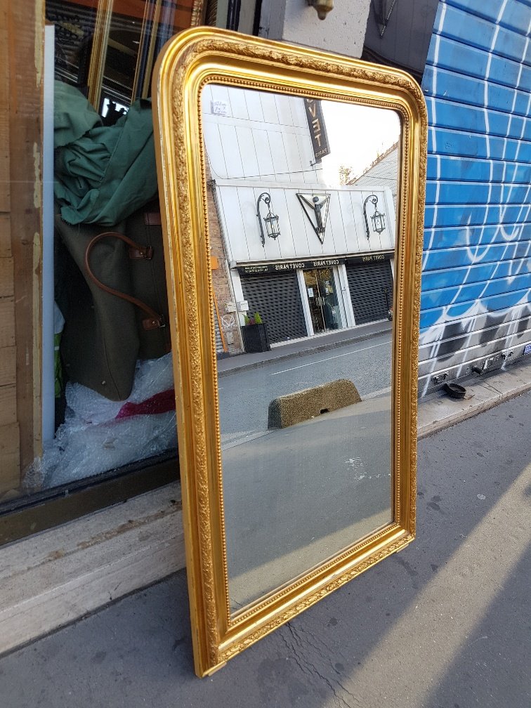 Miroir Doré De Style Louis-philippe -photo-2