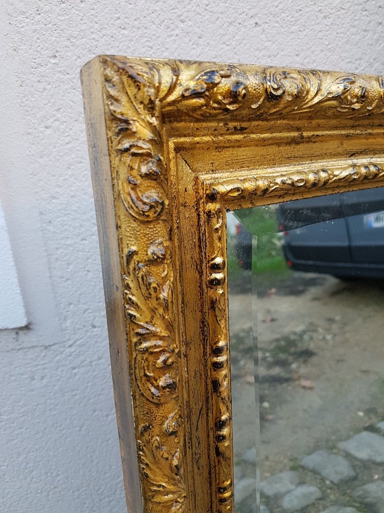 Miroir Doré De Style Louis XV ( 122 Cm X 92 Cm )-photo-4