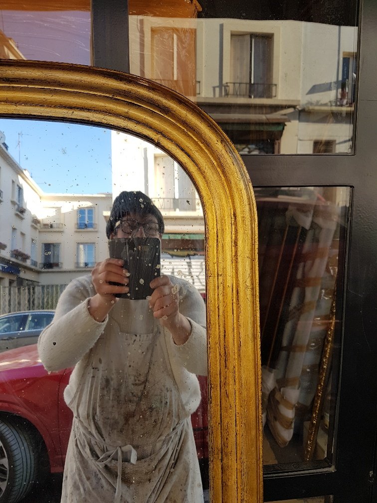 Miroir Doré Louis-philippe Dit -photo-2