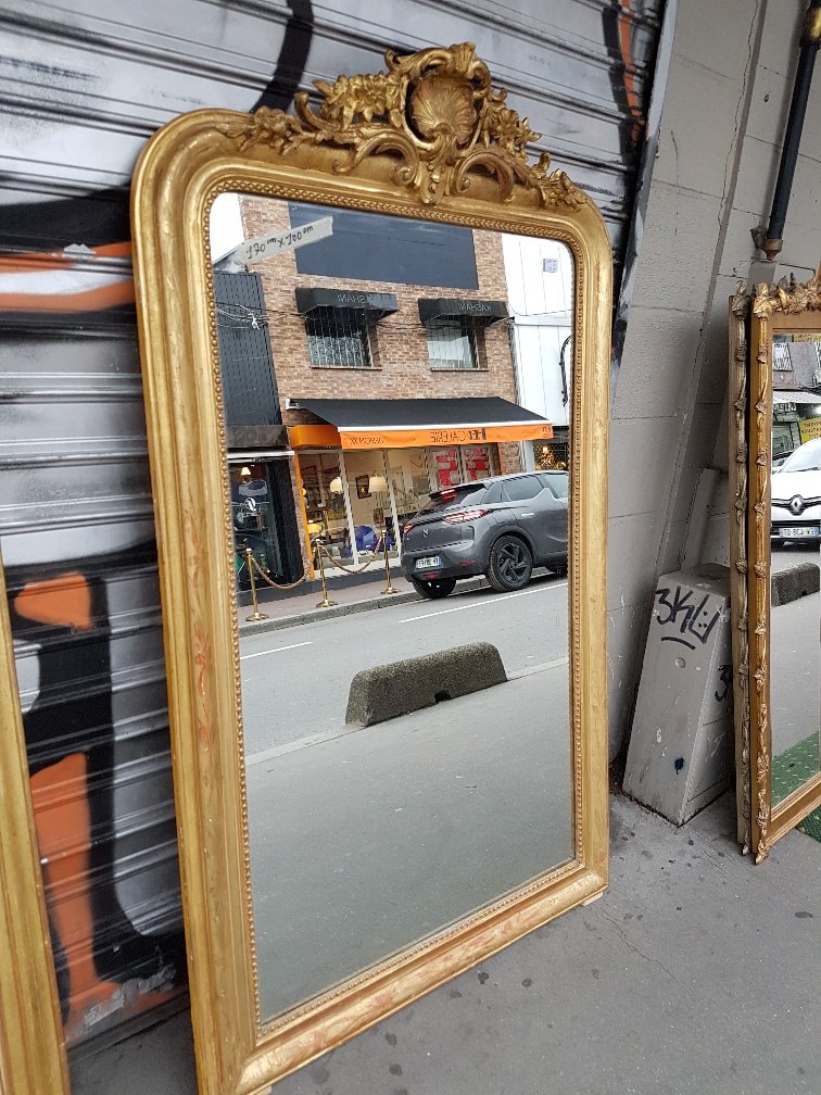 Gilded Louis-philippe Mirror-photo-1