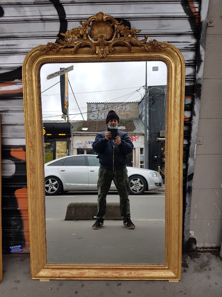 Gilded Louis-philippe Mirror