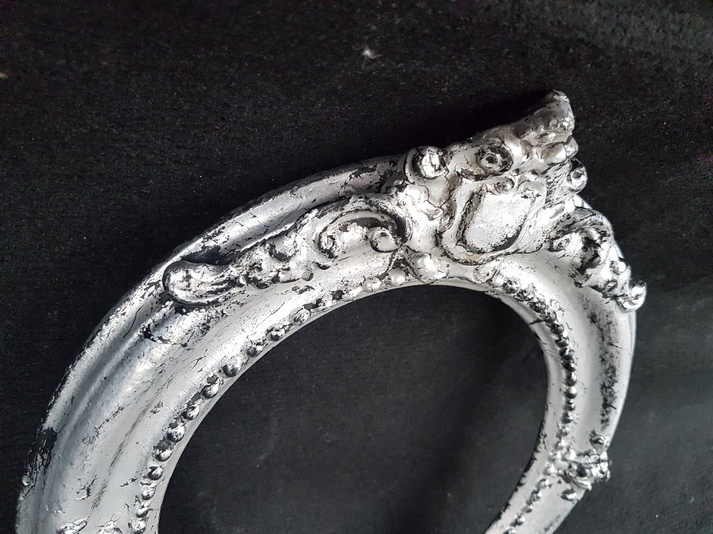 Small Oval Silver Frame 19th-photo-2