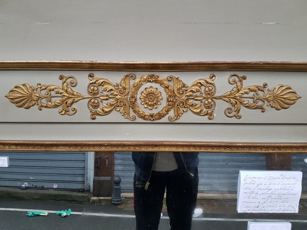 Neoclassical Trumeau Charles X Period (159 Cm X 119 Cm)-photo-2