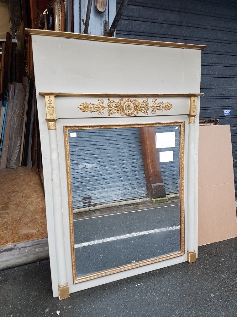Neoclassical Trumeau Charles X Period (159 Cm X 119 Cm)