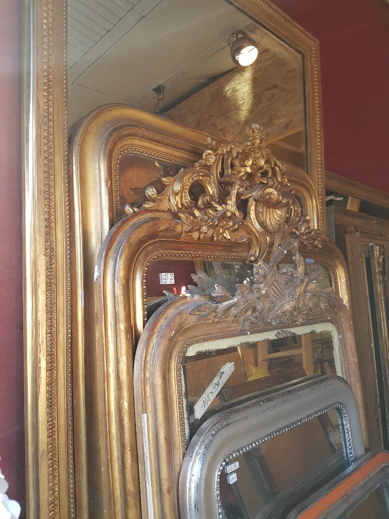 Important Lot Of Mirrors For Sale For Decorator Or Dealer-photo-1