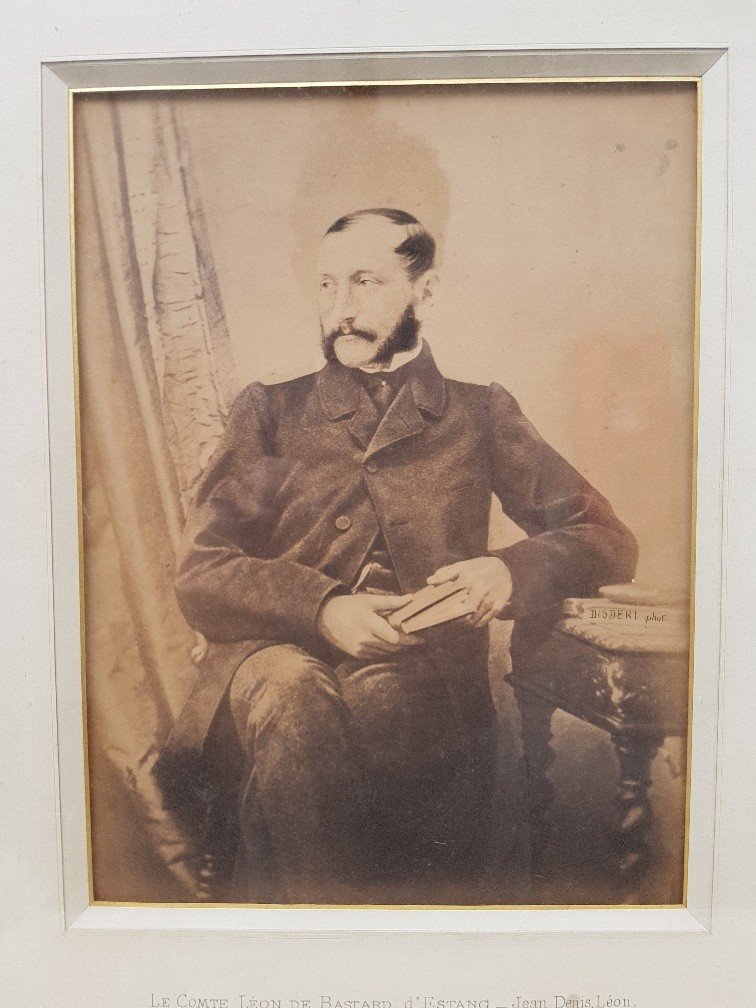 Photo Du Comte Léon De Bastar d'Estang  Par André Disderi -photo-2