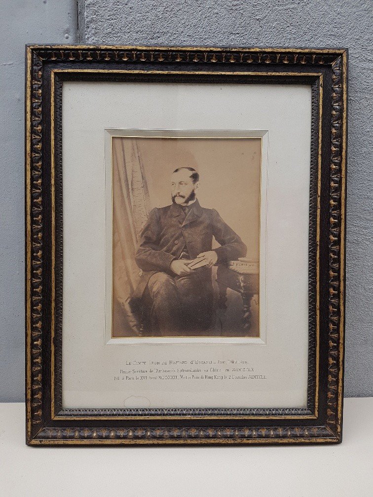 Photo Du Comte Léon De Bastar d'Estang  Par André Disderi 
