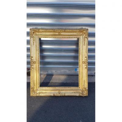 Cadre En Bois Et Stuc Doré De Style Louis XV