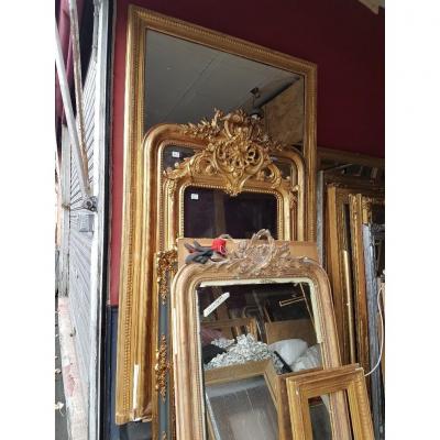 Gilded Mirror Of Louis XVI Style