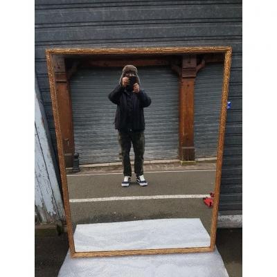 Miroir Doré De Style Louis XV ( 146 Cm X 110 Cm )
