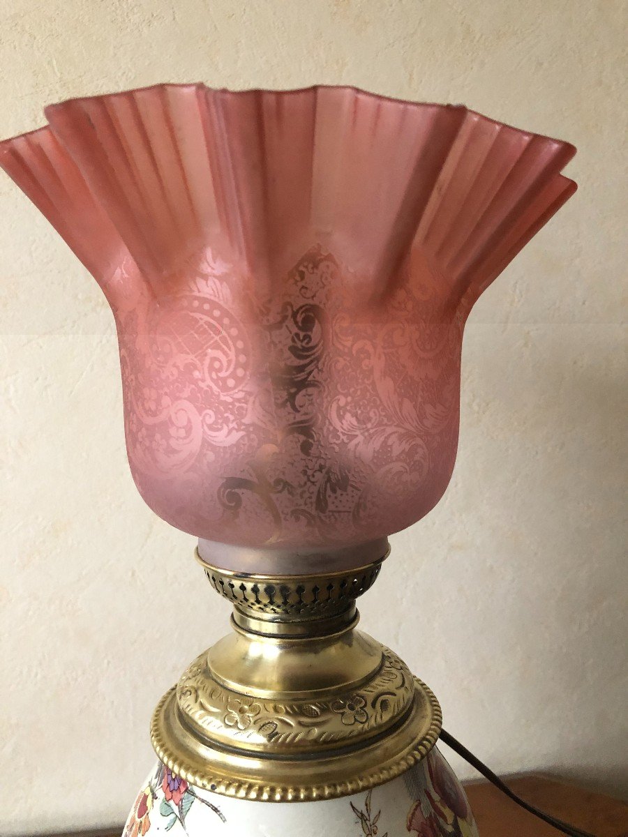 Sarreguemines Oil Lamp-photo-4