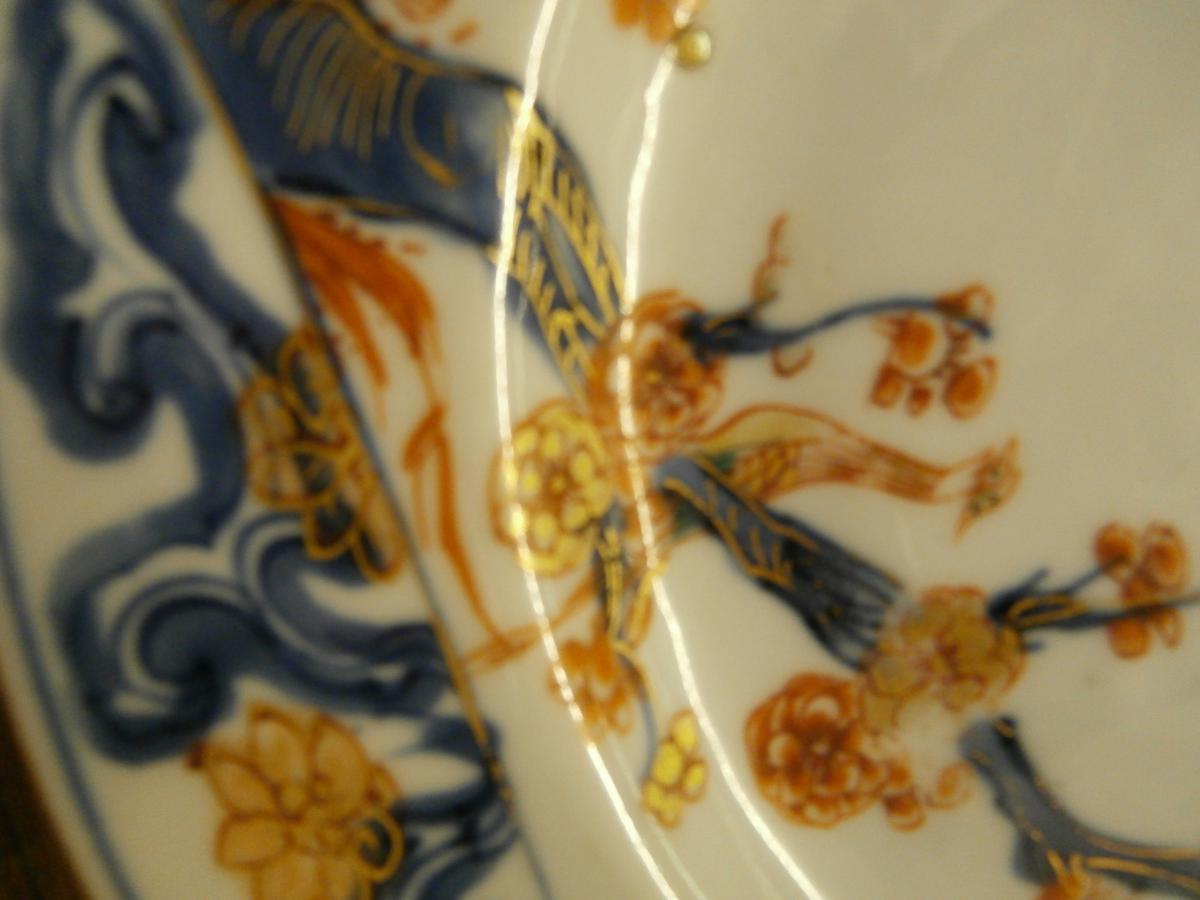 Assiette En Porcelaine De Chine, 18ème.-photo-4