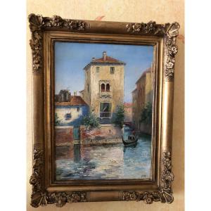 Oil On Canvas Representative Venice