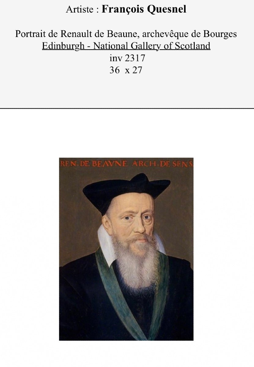 Attributed To François Quesnel (1543-1616) - Portrait Of A Minister Of Henri III-photo-3