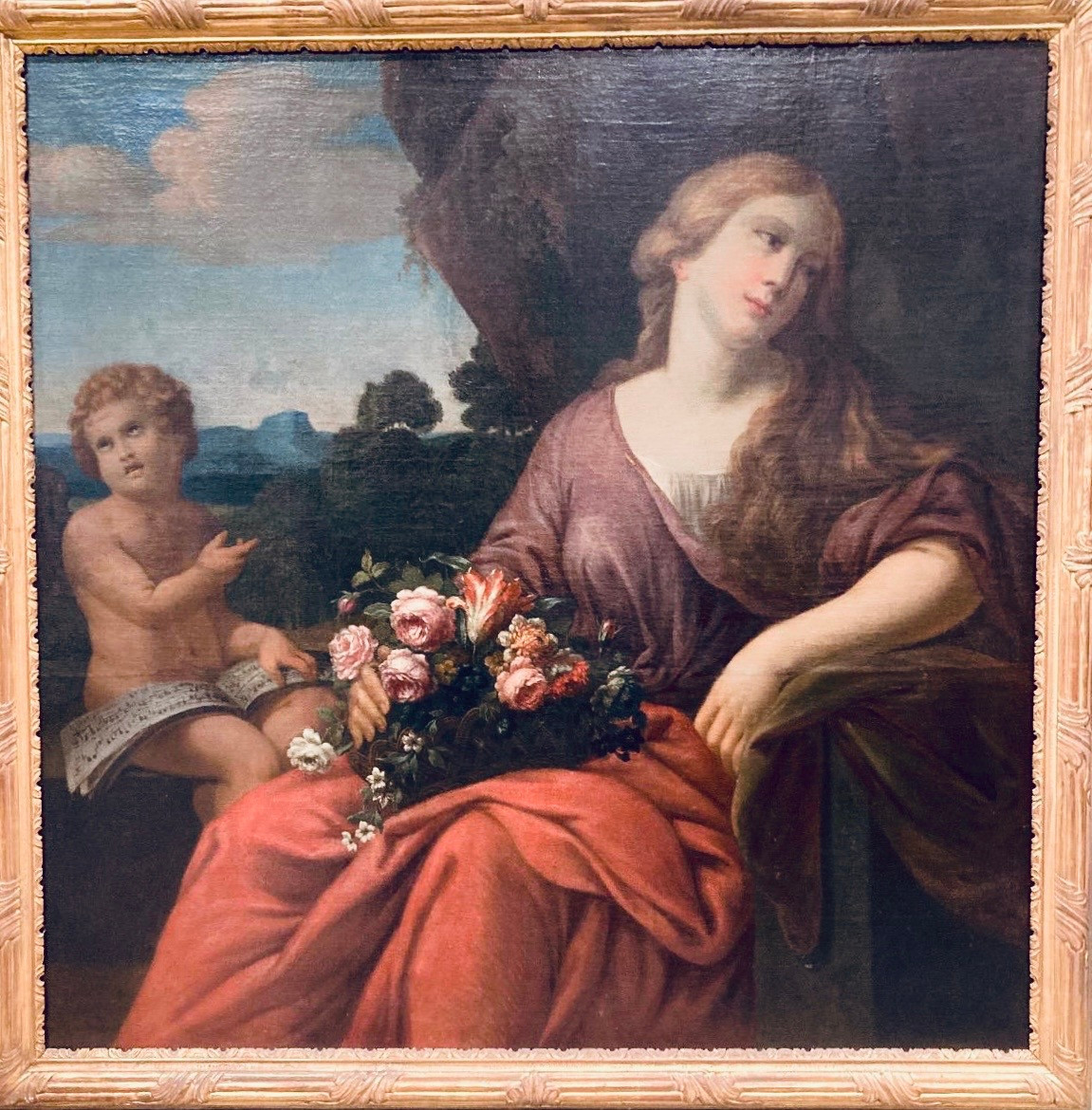 France début du XVIIIe siècle - Allégorie du Printemps-photo-1