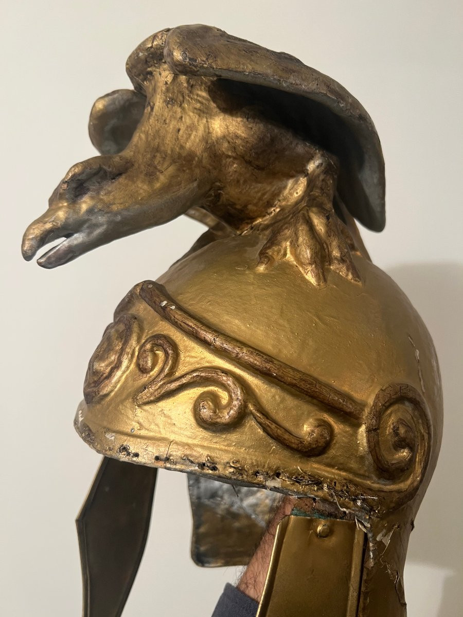 Rare Roman Emperor's Theatre/opera Helmet - 19th Century-photo-3
