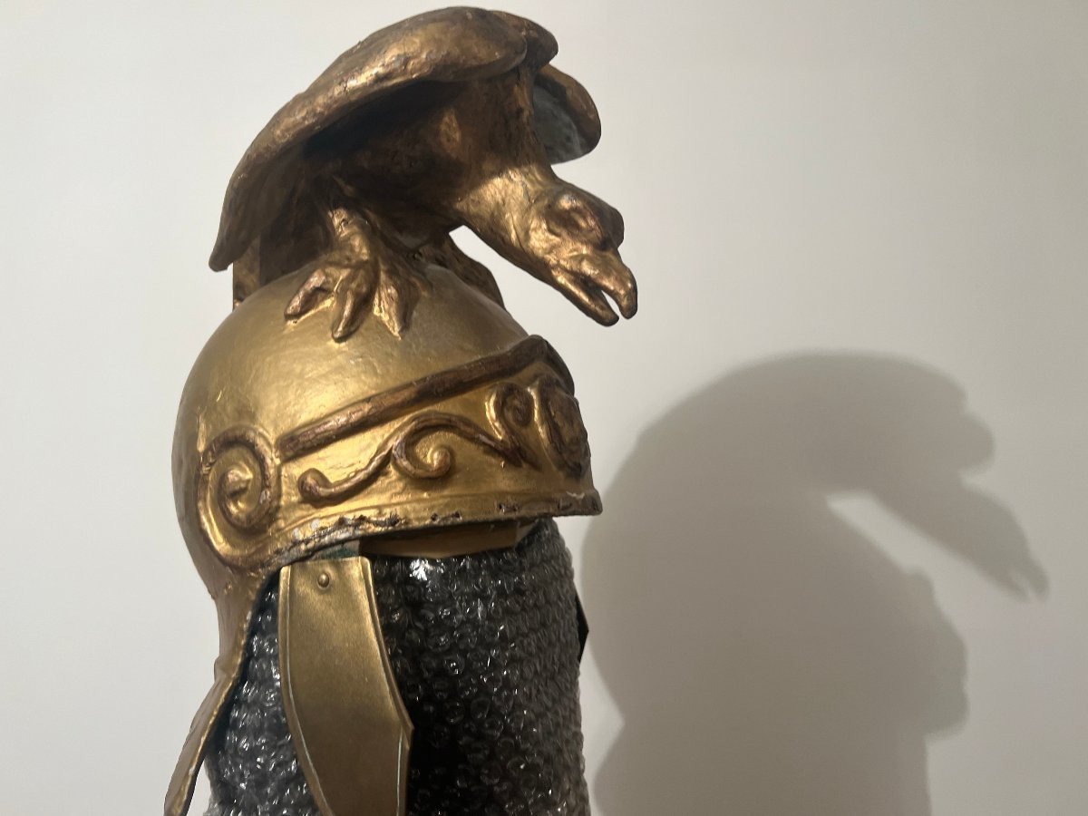 Rare Roman Emperor's Theatre/opera Helmet - 19th Century-photo-4