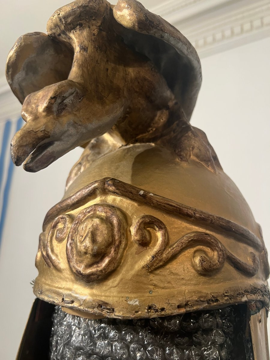 Rare Roman Emperor's Theatre/opera Helmet - 19th Century-photo-3
