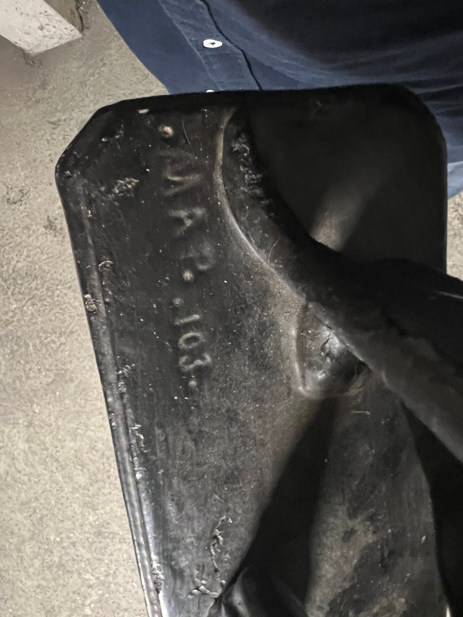 Sculpture panthère noire art déco-photo-4