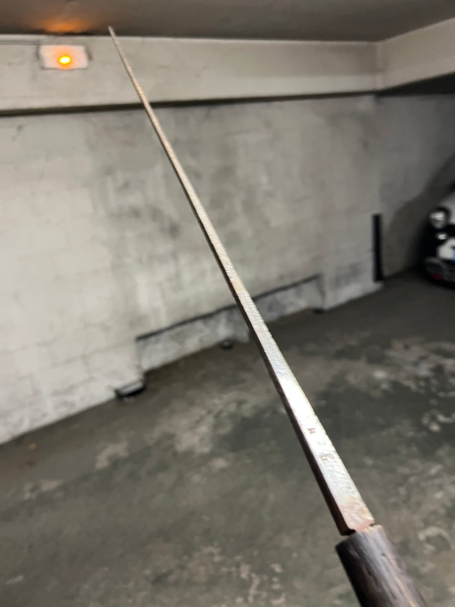 Canne de collection avec pommeau argenté-photo-2