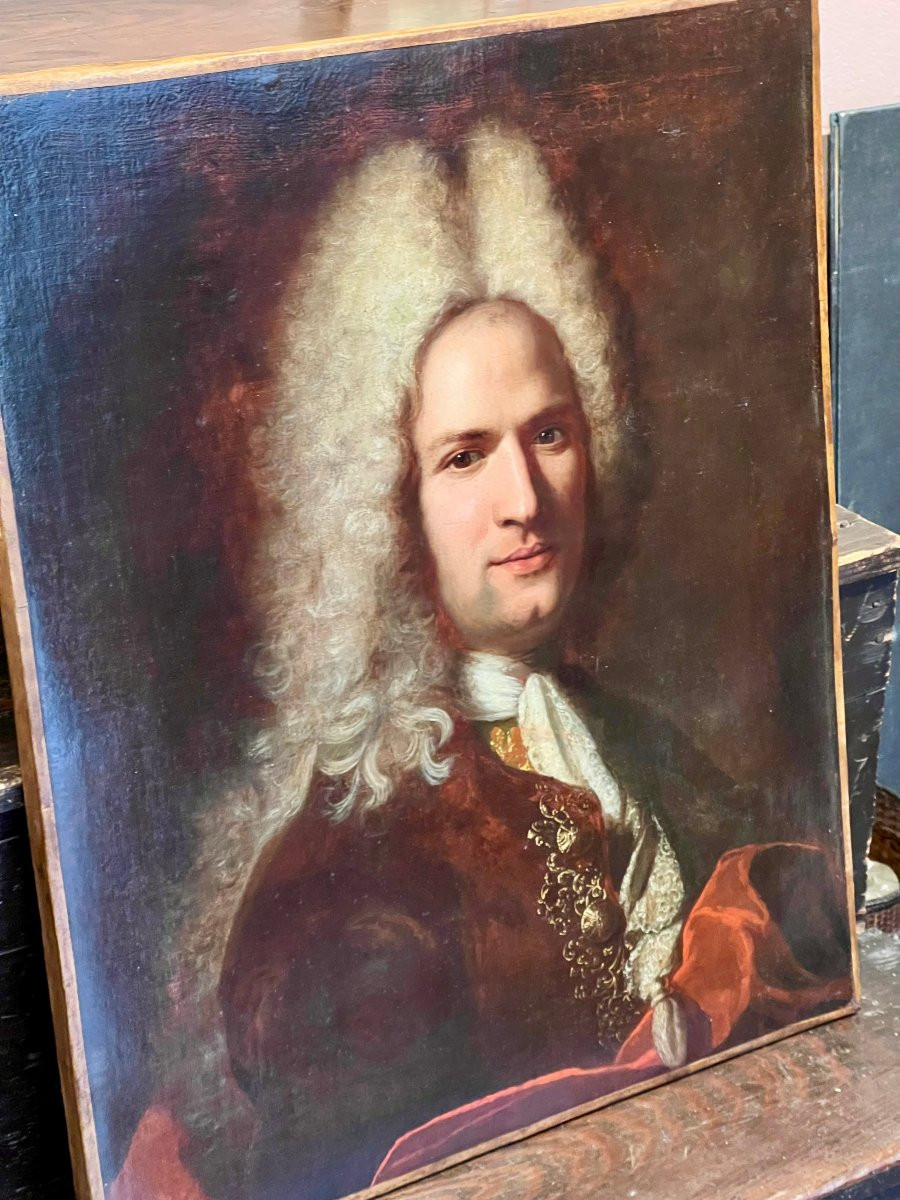 Attribué à Sebastiano Bombelli - Portrait de gentilhomme vénitien-photo-4