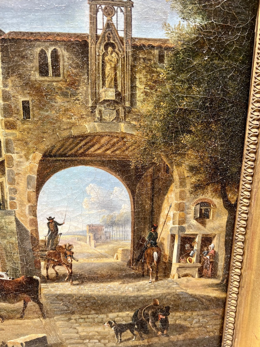 Jean-Louis de Marne (1752-1829) - Scène de village-photo-4