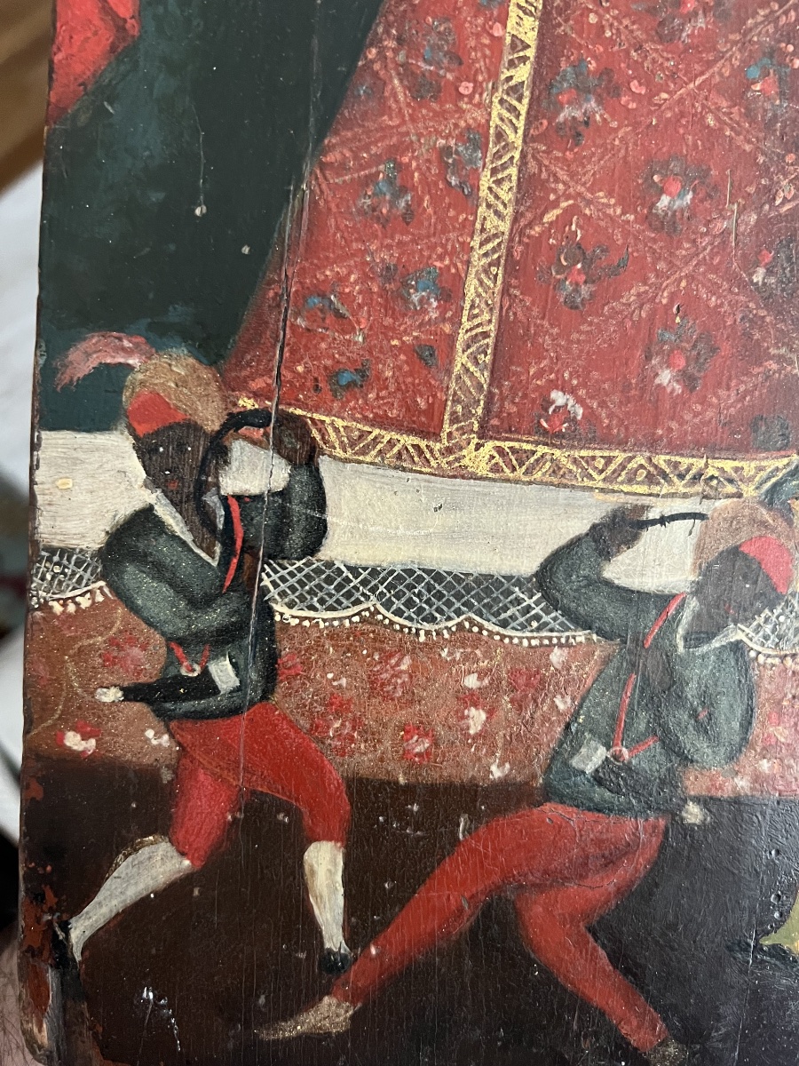 École de Cuzco, rare vierge à l’enfant, vierge cocharcas - 18eme siècle-photo-4